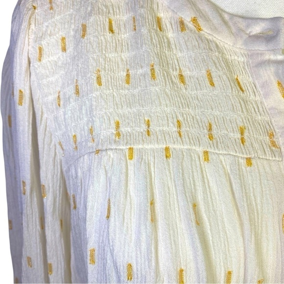 ⭐️LOFT Lightweight Textured Shimmer Peasant Blouse - Picture 5 of 7